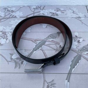 Coach Chestnut Leather Belt